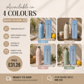 SMEG 500ml Stainless Steel Insulated Water Bottle Vacuum Flask Reusable BPA Free – Choice of Colours